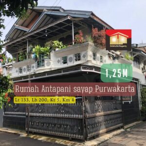 [RBT612] Jual Rumah Sayap Jalan Jakarta Antapani Tengah Kota Bandung