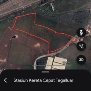 [RBT190] DIJUAL TANAH KOMERSIAL – PINGGIR KCIC TEGALLUAR, CILEUNYI – KAB. BANDUNG